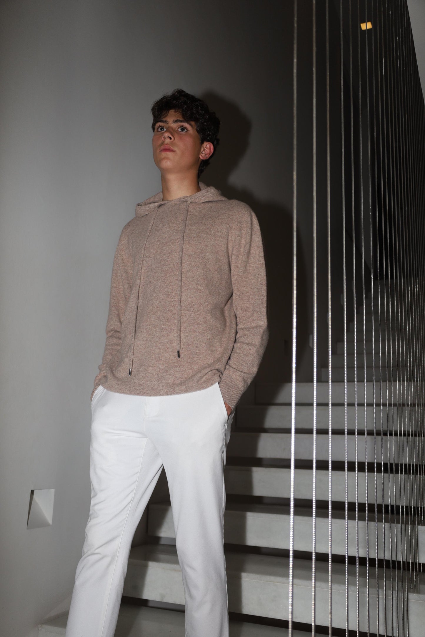 Merino Knitted Hoodie